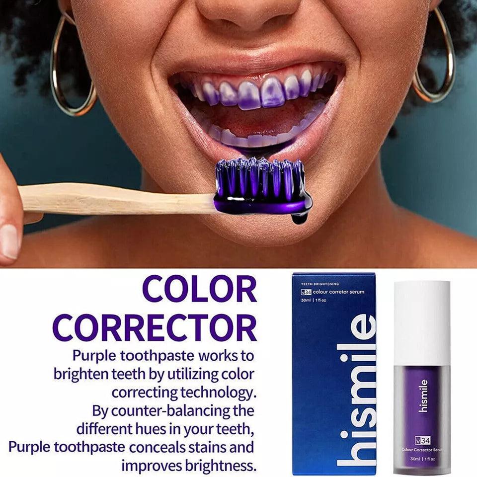 Purple Color Corrector Toothpaste