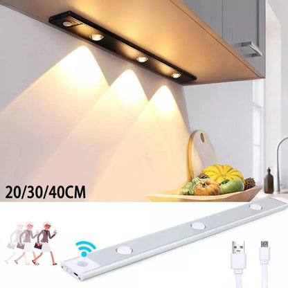 LED PIR Motion Sensor Cabinet With USB Rechargeble - gearot